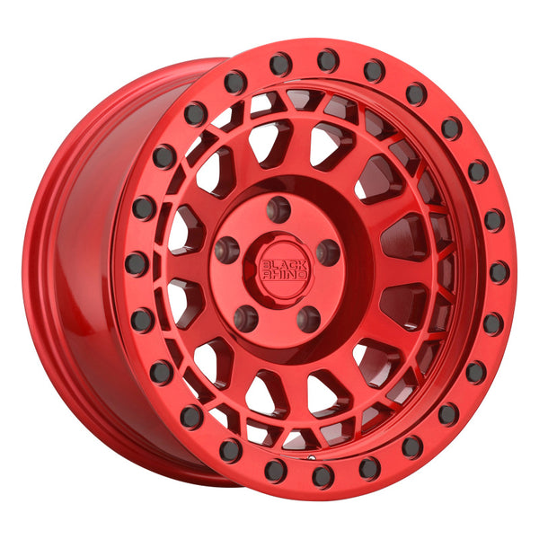 Black Rhino Primm 20x9.5 5x127 ET-18 CB 71.6 Candy Red w/Black Bolts Wheel