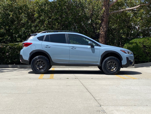 2021 Subaru Crosstrek Lifted with All Terrain Tires