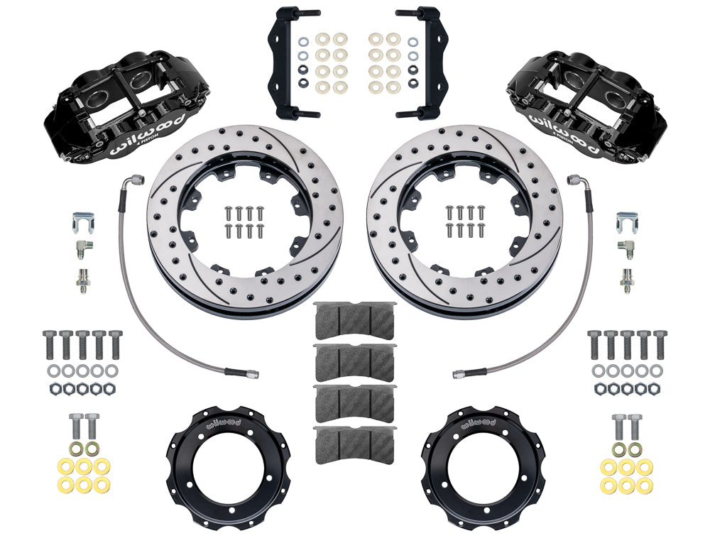 Wilwood Superlite Front Big Brake Kits 1969-1974 Porsche 911 3.00 MT (SRP Drilled/Slotted 12.19" Rotor)