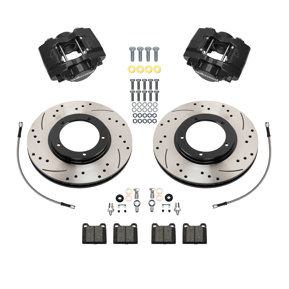 Wilwood D31 OE Replacement Front Brake Kits 1969-1974 Porsche 911 Base Model 3.00 MT (SRP Drilled/Slotted 11.10" Rotor)