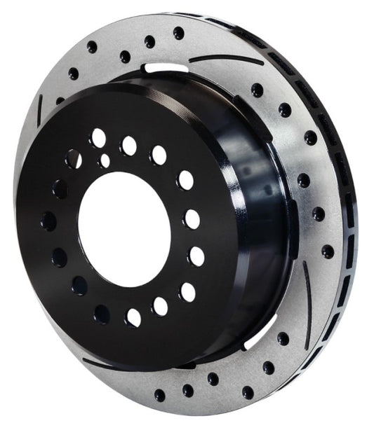 Wilwood Rotor-2.32in Offset-SRP-BLK-Drill-LH 12.19 x .810-5 x 4.75in-.44/.48/.50 Studs