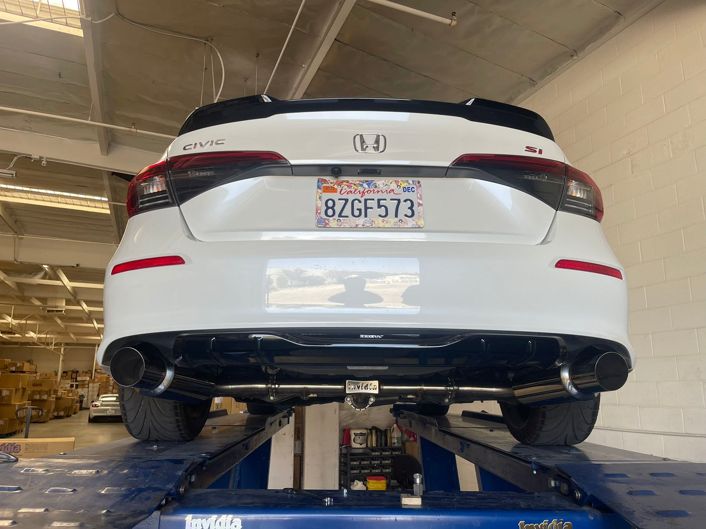 Invidia N1 Cat-Back Exhaust 2022+ Honda Civic Si 1.5T / Acura Integra Bas (SS Tip)