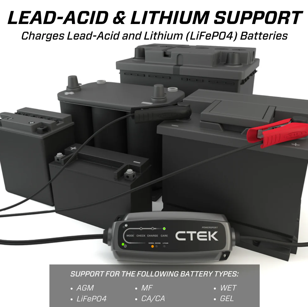 CTEK Battery Charger - CT5 Powersport - 2.3A