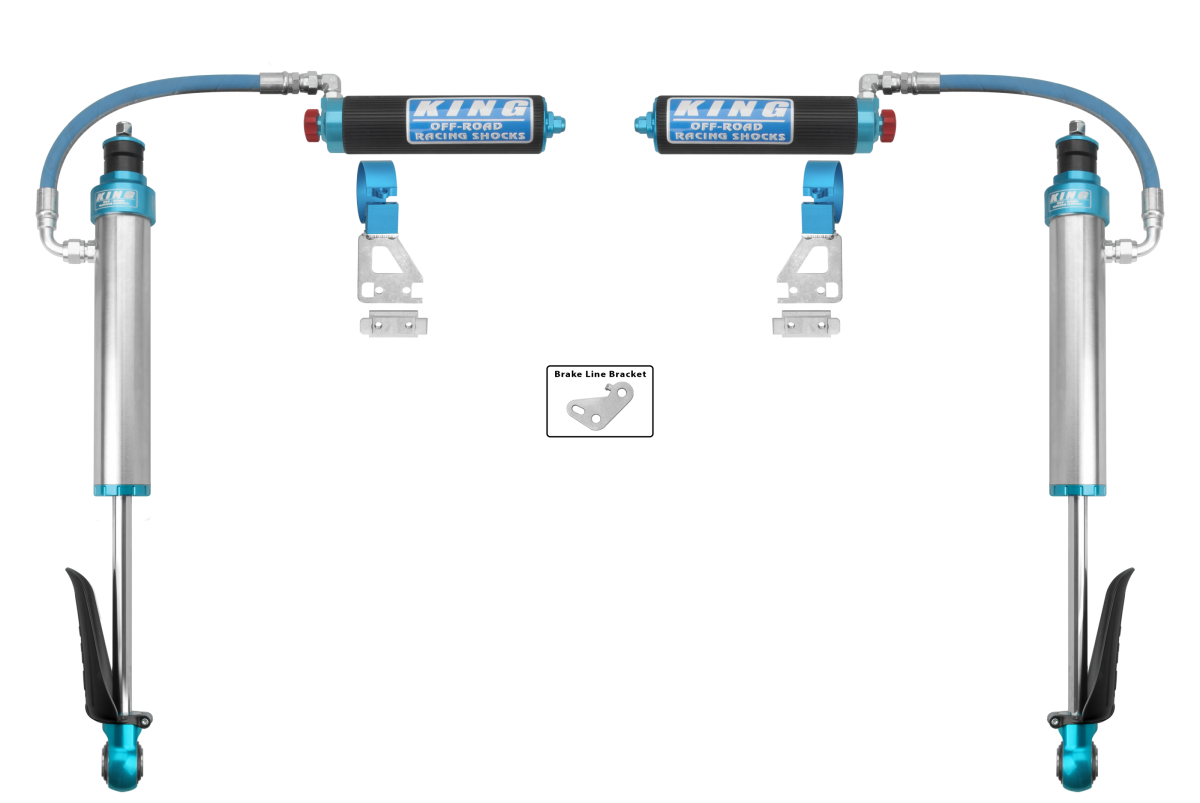 King Shocks 2024+ Toyota Tacoma 2.5 Dia Remote Reservoir Shock w/Adjuster (Pair) - Rear