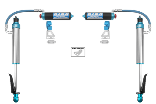 King Shocks 2024+ Toyota Tacoma 2.5 Dia Remote Reservoir Shock w/Adjuster (Pair) - Rear