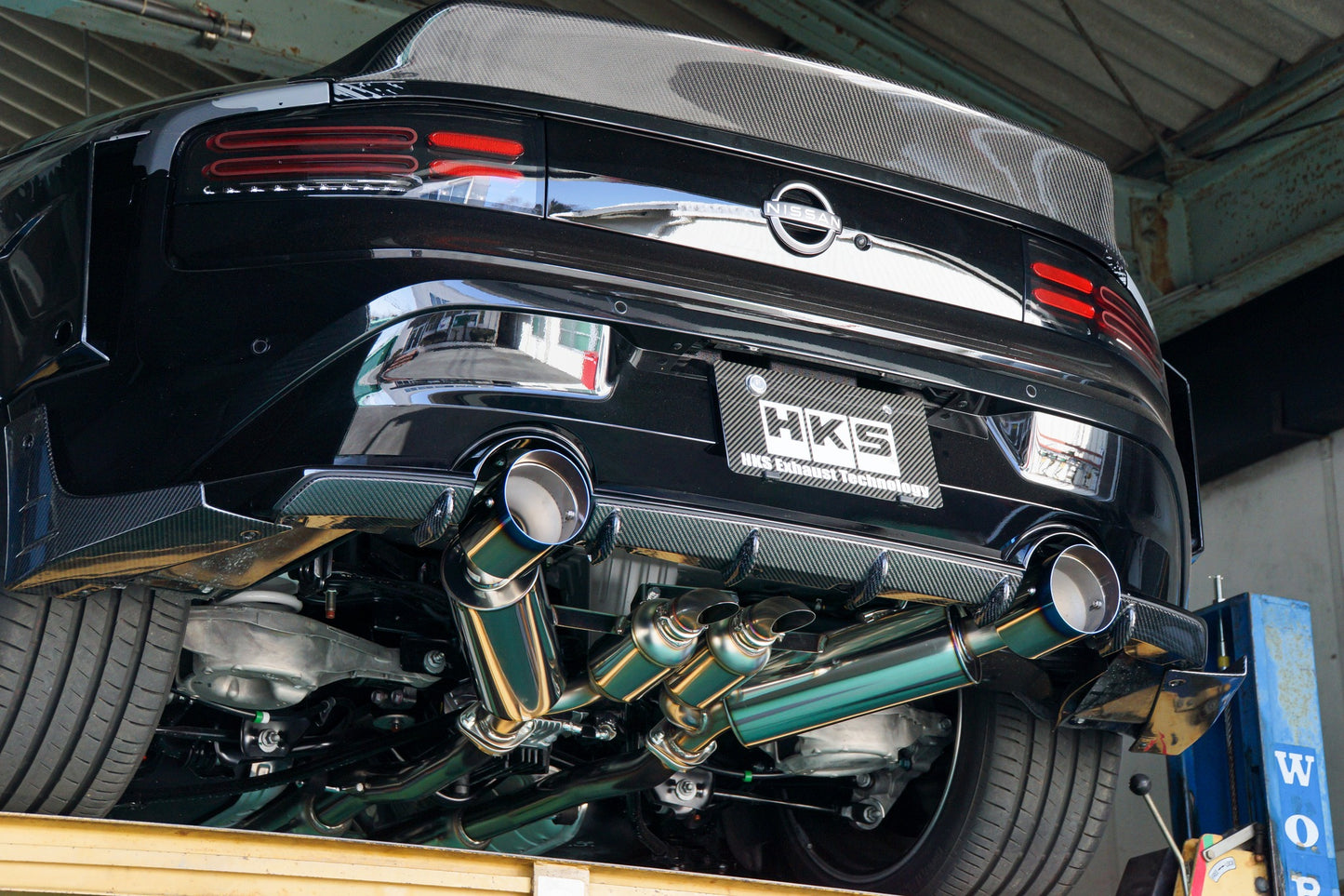 HKS Full Dual Muffler Catback Exhaust System 2022-2024 Nissan 400Z (RZ34)