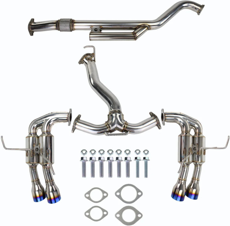 Invidia Gemini R400 Quad Tip Exhaust 2022+ Subaru WRX