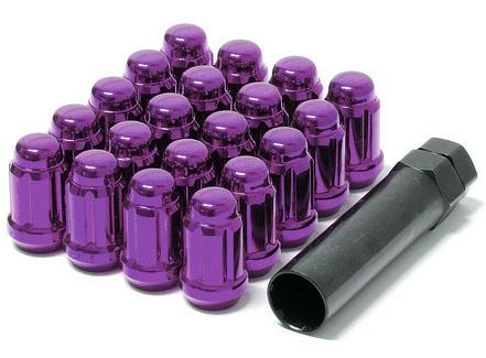 Muteki Closed End Lug Set 12x1.25 Purple (20 Piece Kit)