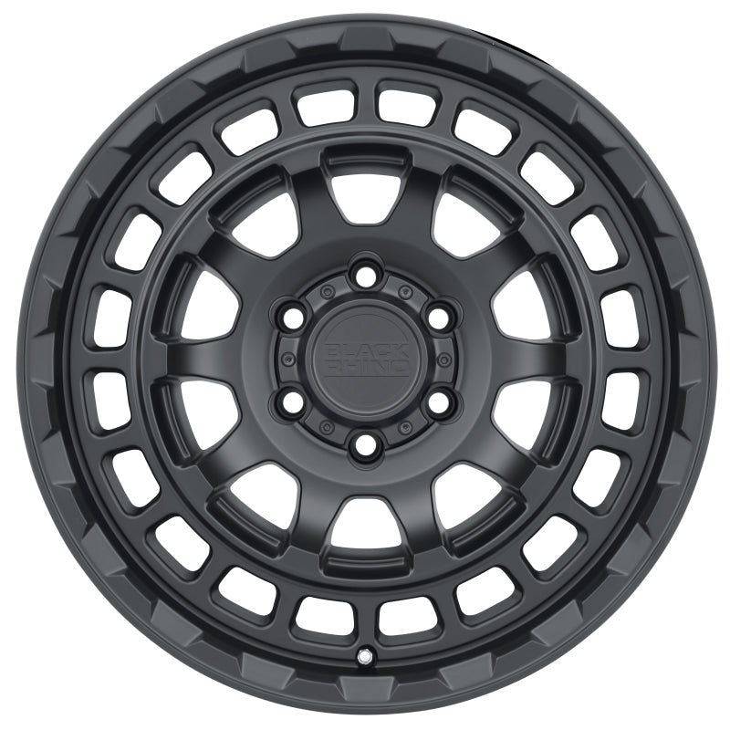 20x9.5 Black Rhino Chamber Matte Black Wheel