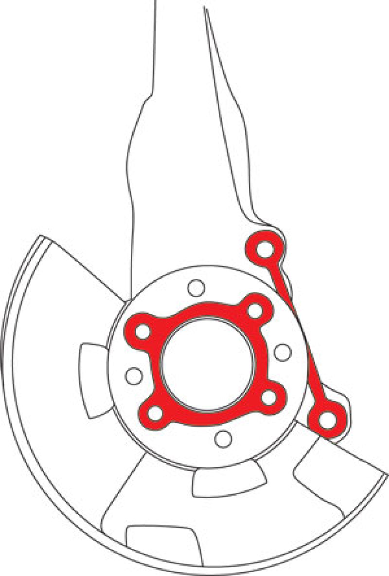 SPC Performance +1.25 Degree Camber & Caliper Shim Kit 2011-2013 Hyundai Equus / 2009-2014 Genesis / 2015 Kia K900