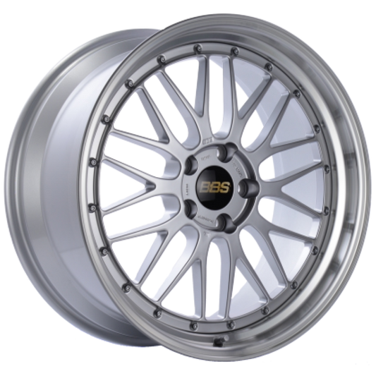 19x11.0 BBS LM / 5x120 / ET37 / Diamond Silver Center / Diamond Cut Lip Wheel PFS/Clip Required