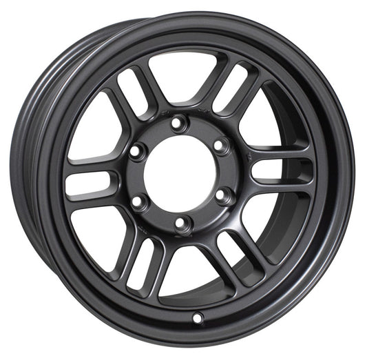 16x8.0 Enkei RPT1, 6x139.7 Bolt Pattern +0 Offset 106.1 Bore Matte Dark Gunmetallic Wheel