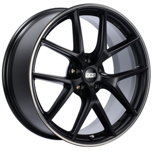 19x9.0 BBS CI-R / 5x112 / ET42 / Satin Black Polished