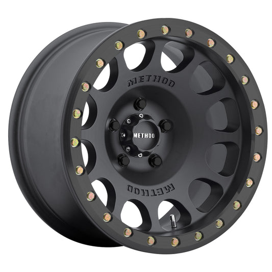 17x8.5 Method MR105 Beadlock / 0mm Offset / 6x135 / 87mm CB / Matte Black