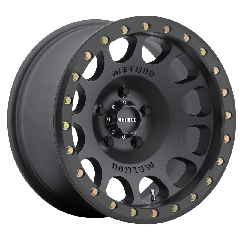 17x8.5 Method MR105 Beadlock / 0mm Offset / 6x5.5 / 108mm CB / Matte Black