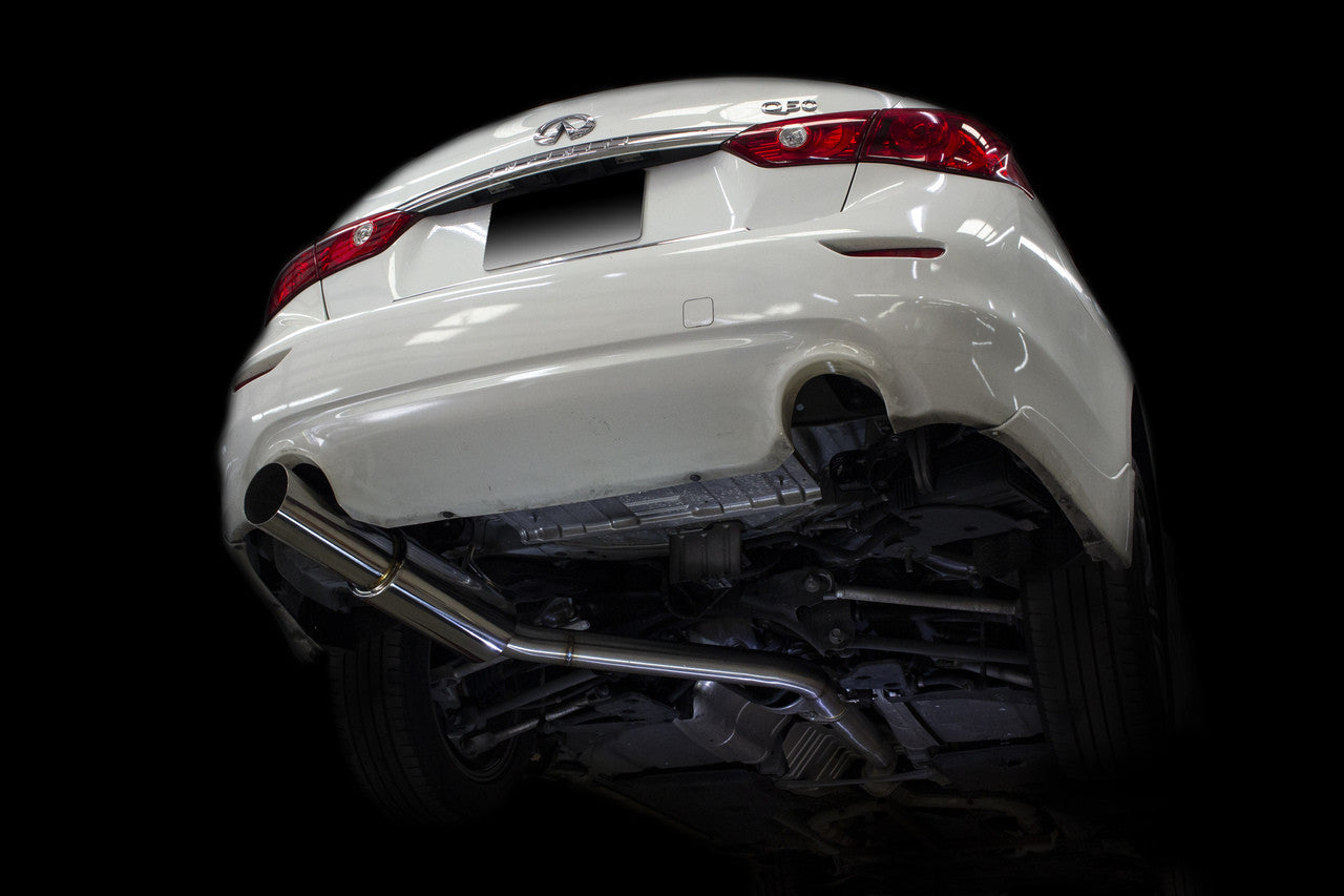 ISR Performance Single GT Exhaust - Infiniti Q50 14+ VQ37 VR30