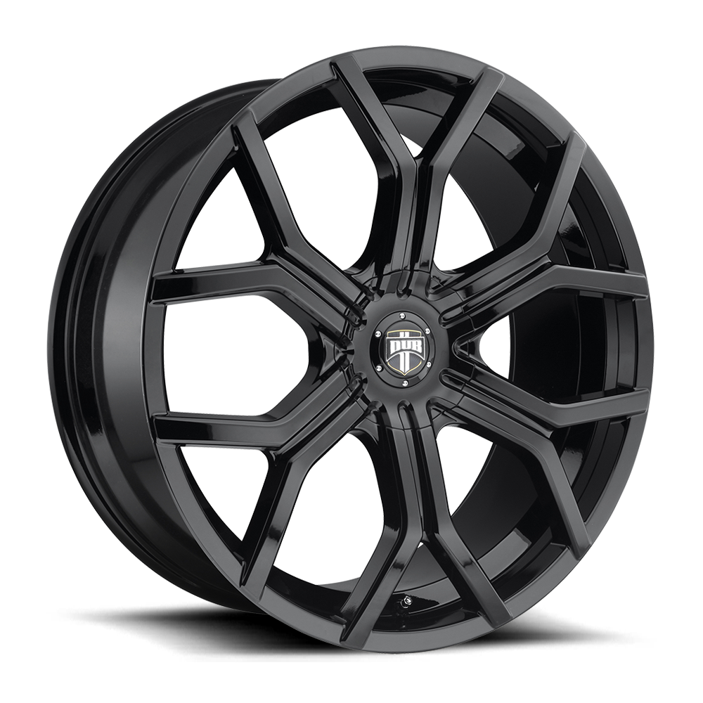 24x9.5 DUB S208 Royalty / 6x135/6x139.7 / ET+30mm / Gloss Black / Bore 87.10 / 2300 Load