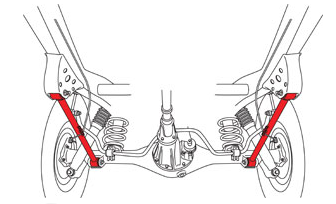 SPC Performance Lower Control Arms 1996-2002 Toyota 4Runner