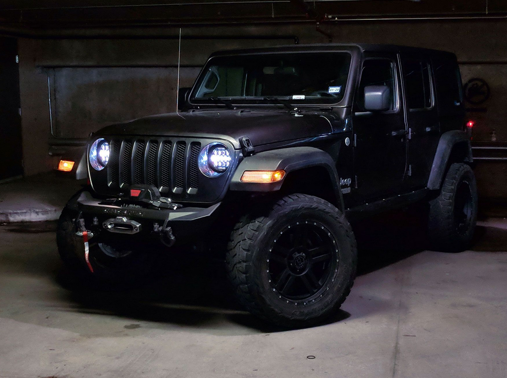 Jeep Wrangler JL/Gladiator 9 Inch RGB Headlights