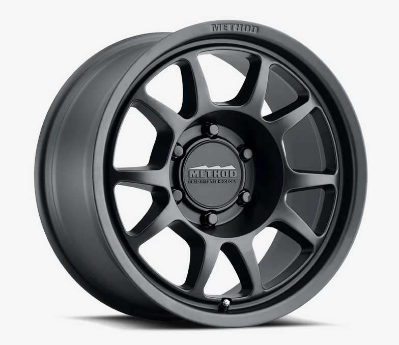 Method MR702 17x8.5 0mm Offset 5x5 71.5mm CB Matte Black Wheel