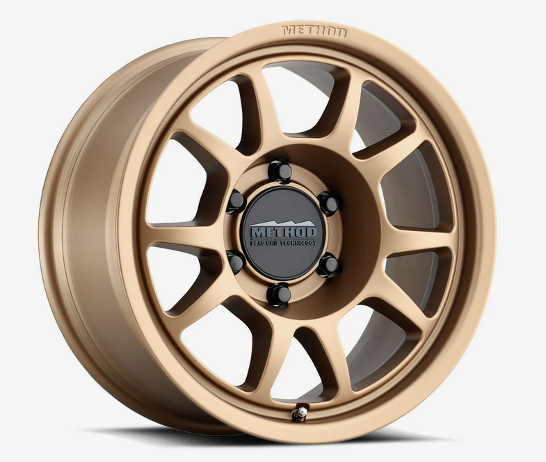 Method MR702 17x8.5 0mm Offset 5x150 110.5mm CB Method Bronze Wheel