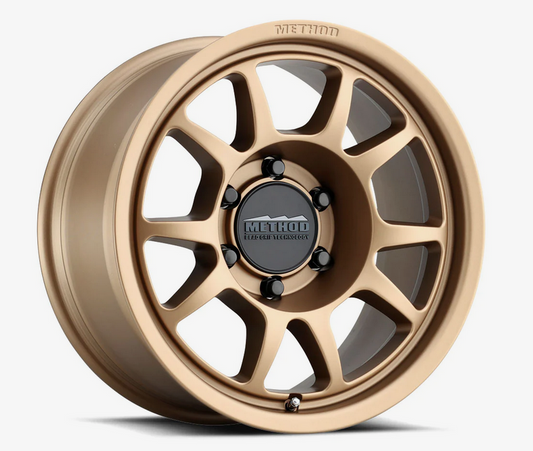 Method MR702 17x8.5 0mm Offset 5x150 110.5mm CB Method Bronze Wheel