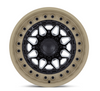 18x9.0 Black Rhino Alpha Matte Black w/ Sand Lip