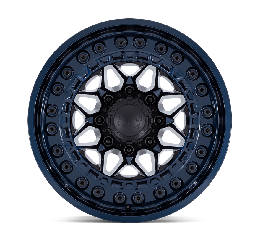 18x9.0 Black Rhino Alpha Mightnight Blue