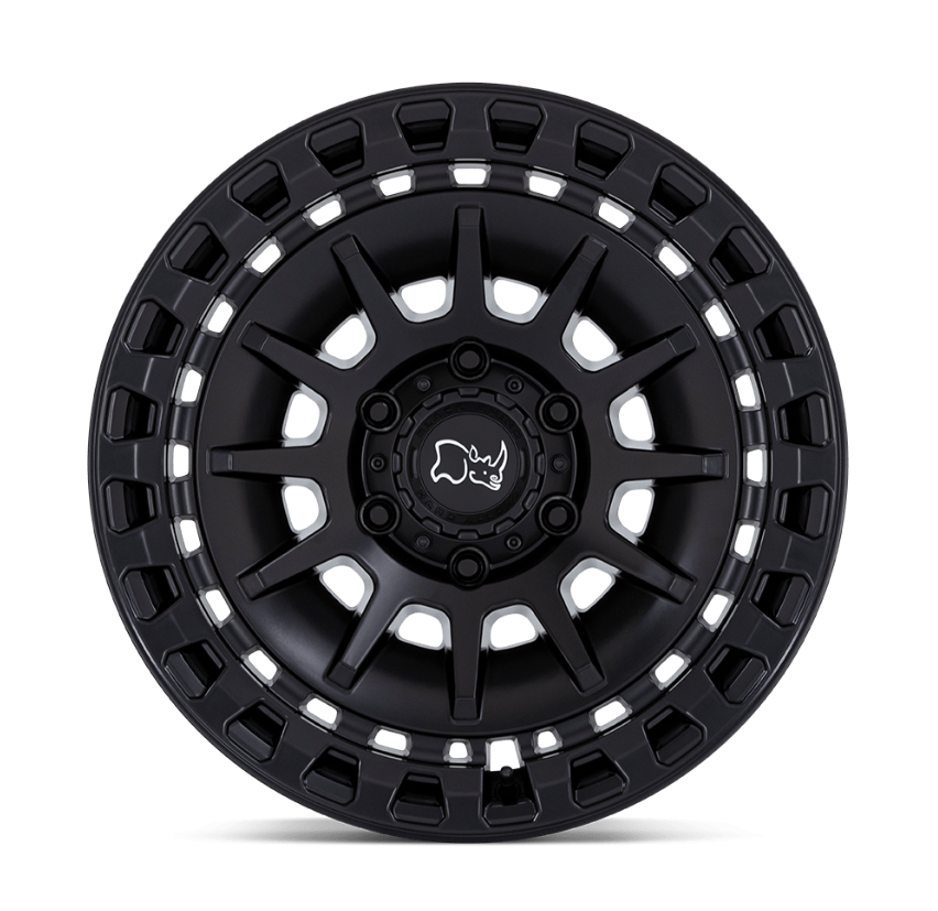 17x8.5 Black Rhino Barrage Matte Black