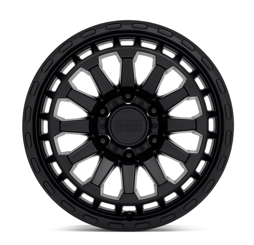 18x9.5 Black Rhino Raid Matte Black