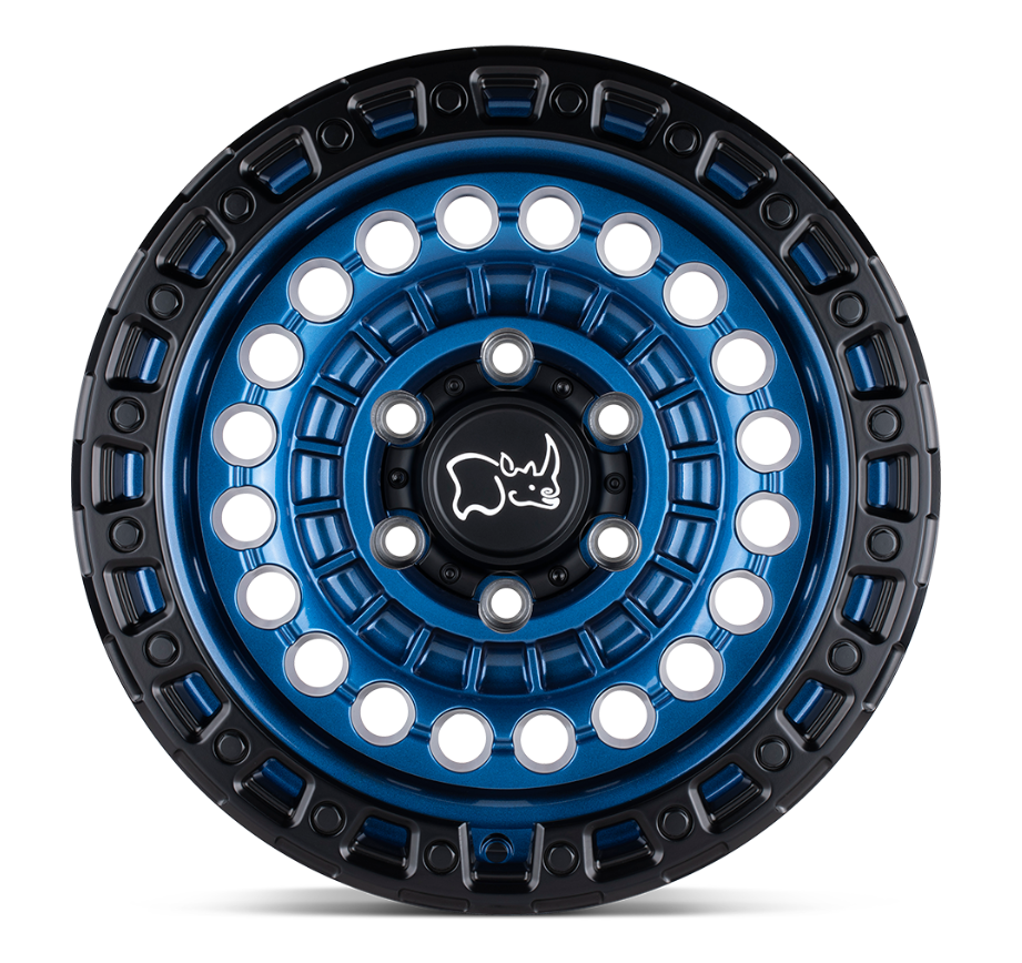 20x9.5 Black Rhino Sentinel Cobalt Blue w/ Black Ring