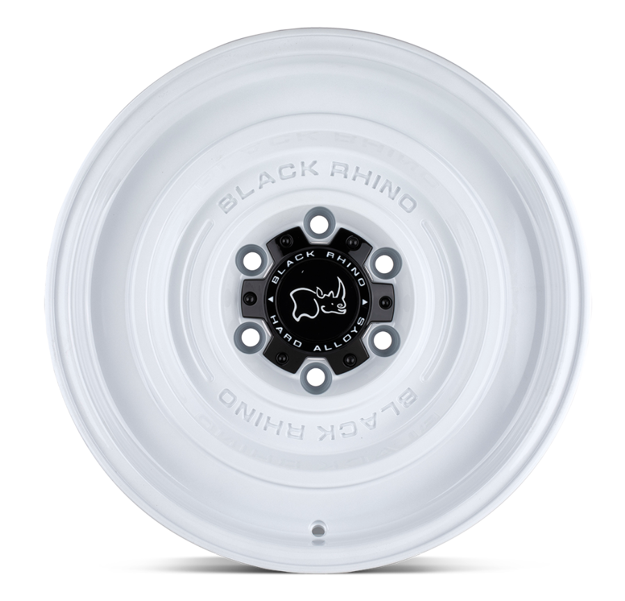 17x9.5 Black Rhino Solid Gloss White