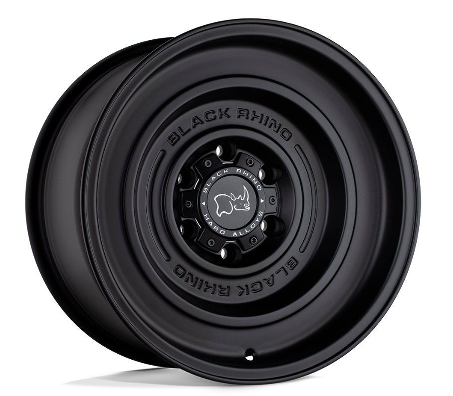 17x9.5 Black Rhino Solid Matte Black