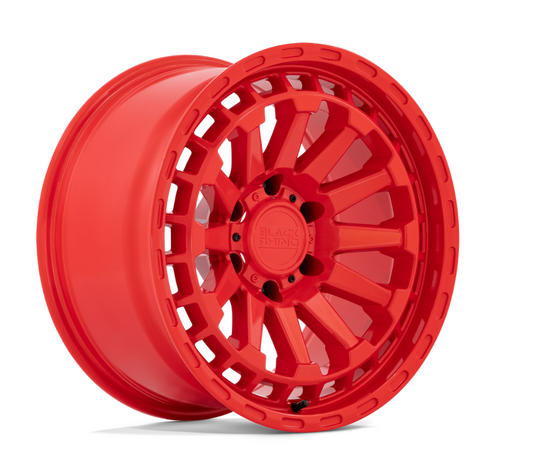 18x9.5 Black Rhino Raid Gloss Red