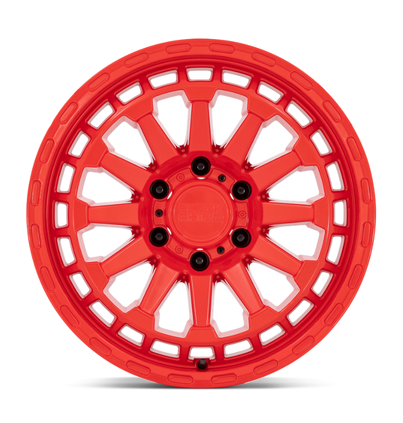 20x9.5 Black Rhino Raid Gloss Red