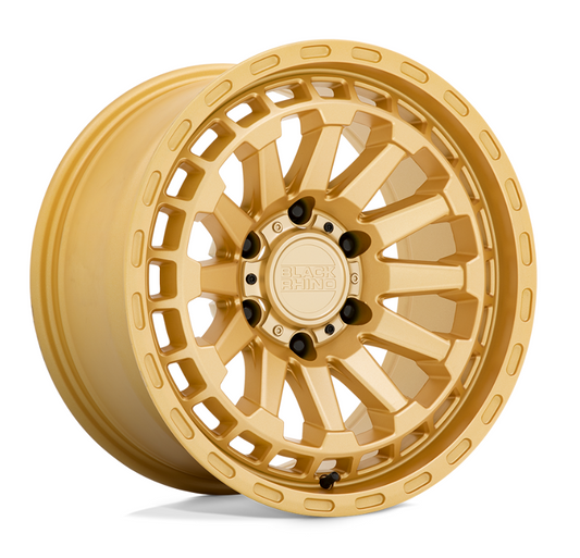 18x9.5 Black Rhino Raid Gold