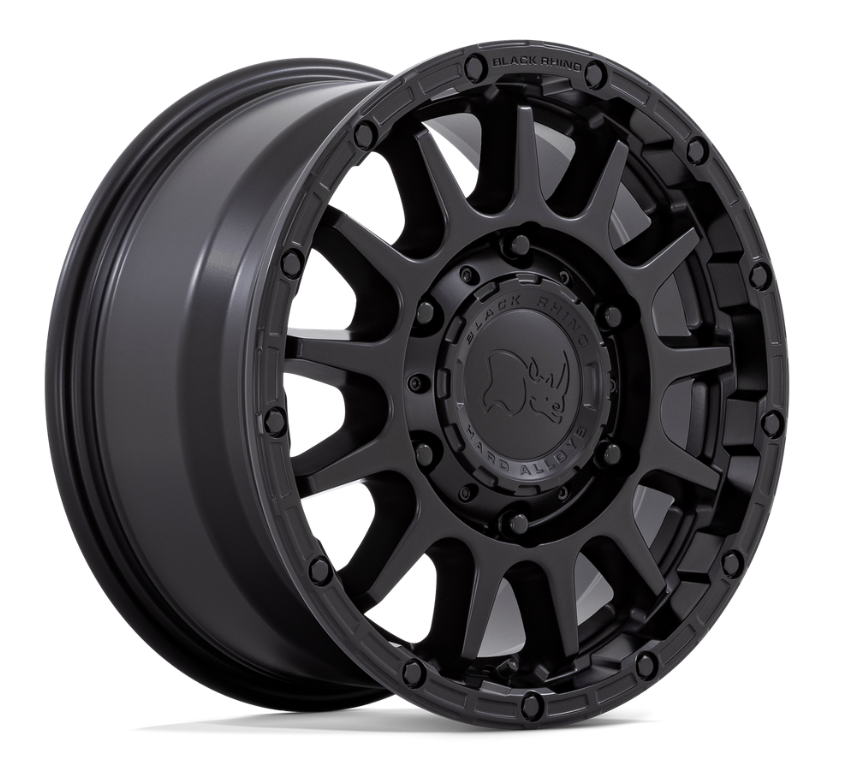 16x8.0 Black Rhino Sequoia Matte Black