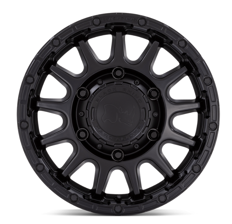 16x8.0 Black Rhino Sequoia Matte Black