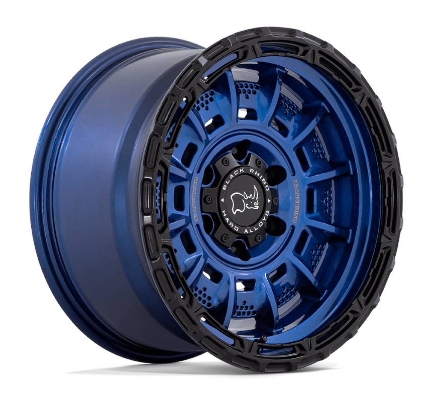 20x10 Black Rhino Legion Cobalt Blue w/ Black Lip