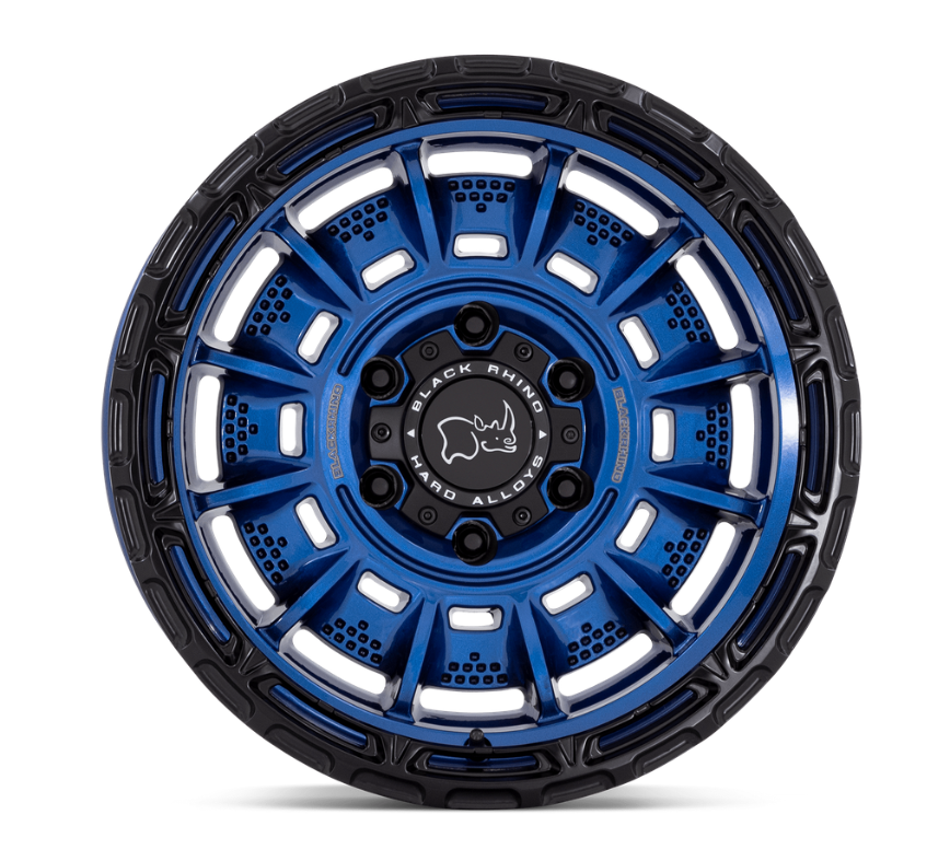 20x10 Black Rhino Legion Cobalt Blue w/ Black Lip