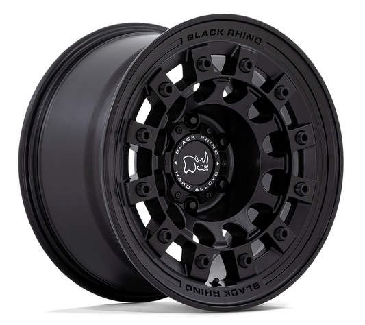 17x8.0 Black Rhino Fuji Matte Black