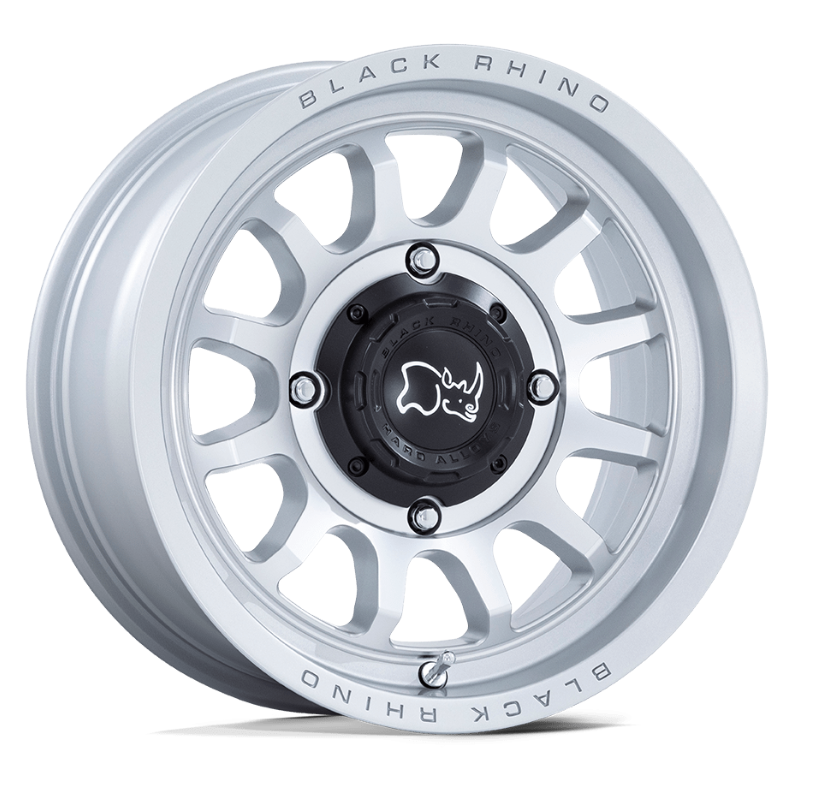 14x7.0 Black Rhino Rapid UTV Hyper Silver w/ Machined Face