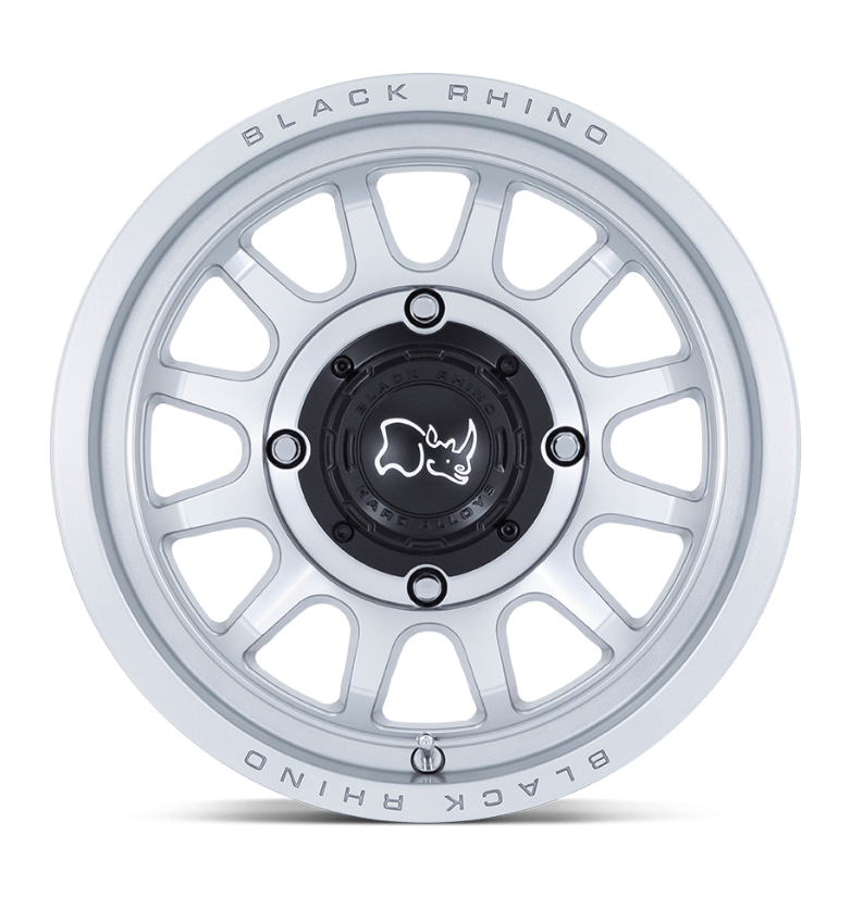 14x7.0 Black Rhino Rapid UTV Hyper Silver w/ Machined Face