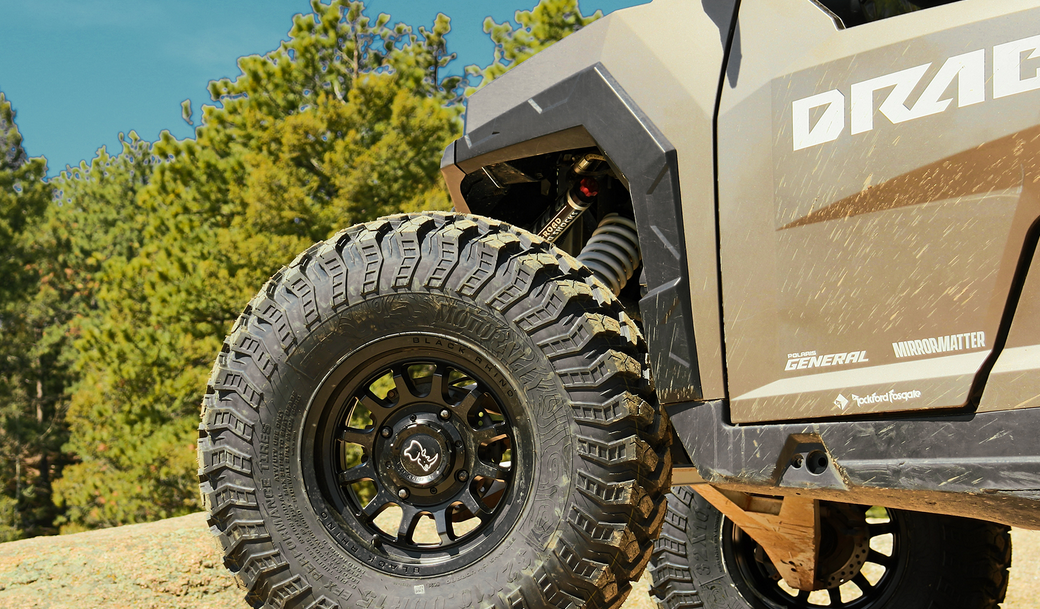 14x7.0 Black Rhino Rapid UTV Matte Black