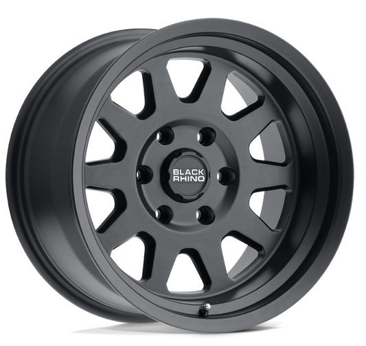 16x8.0 Black Rhino Stadium Matte Black