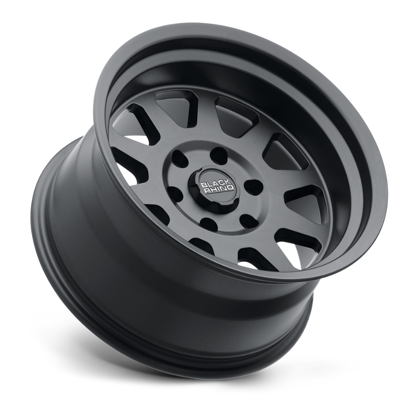 16x8.0 Black Rhino Stadium Matte Black