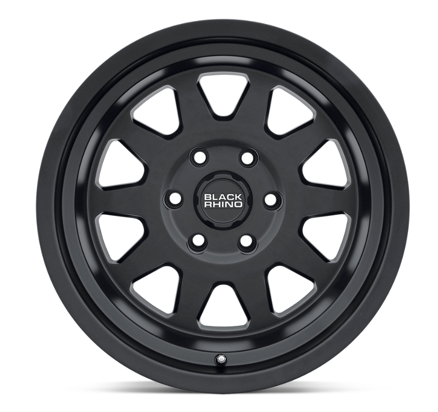 16x8.0 Black Rhino Stadium Matte Black