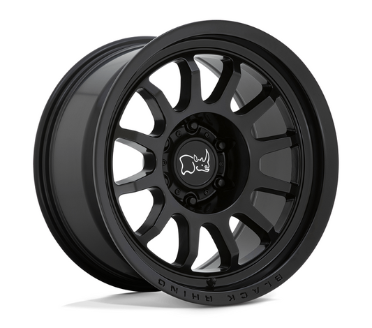 17x8.5 Black Rhino Rapid Matte Black