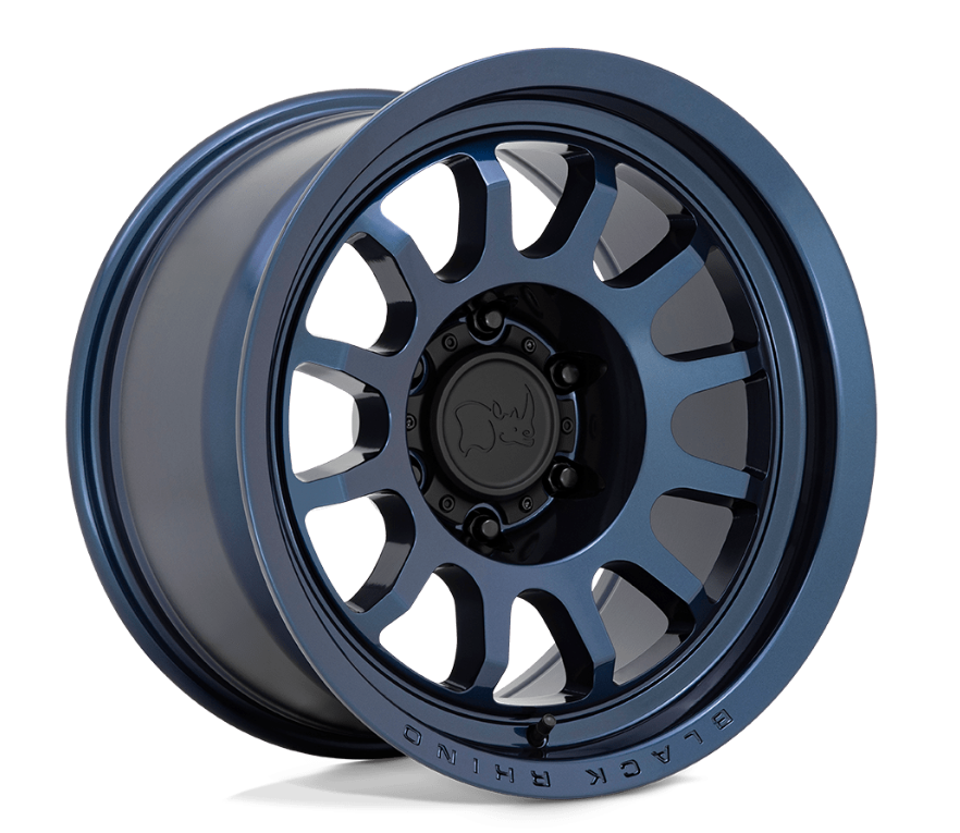 17x9.0 Black Rhino Rapid Mignight Blue