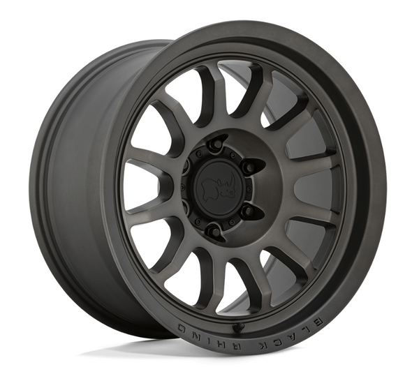 20x9.0 Black Rhino Rapid Matte Brushed Gunmetal